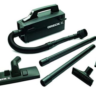 Buster B hand held Oreck canister vacuum