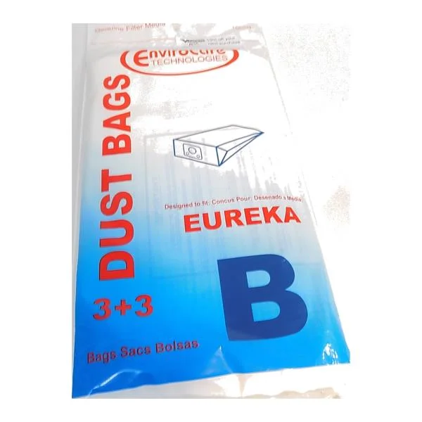 Eureka Type B Replacement Micro-Lined Bags fit the following : Eureka Power Team 1700 Series and 3700 Series