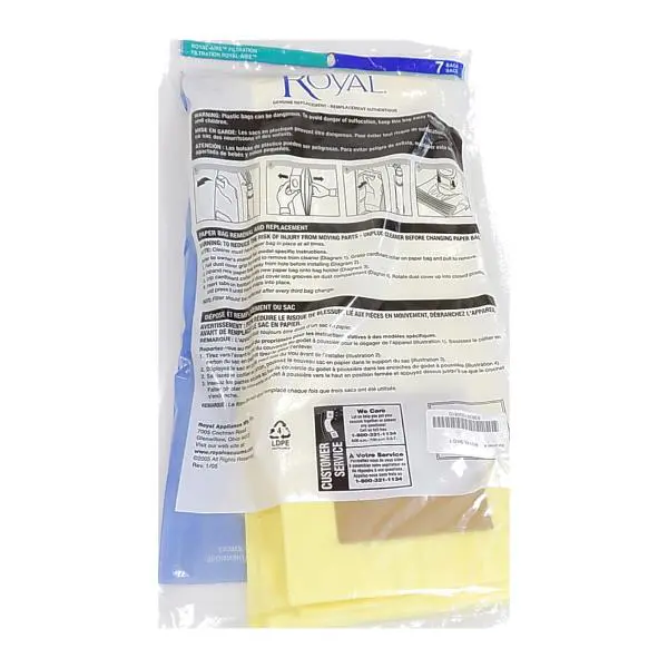 Royal Paper Bag Type T for RY5300 7pk - Image 2