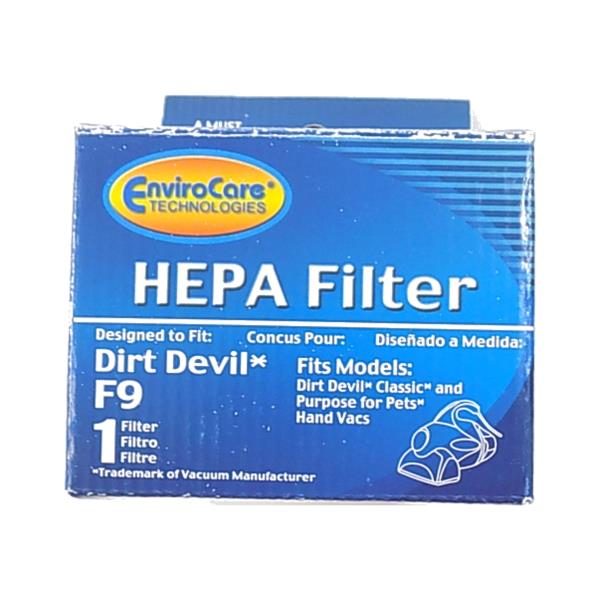 Dirt Devil, Royal Classic HandHeld Vac Style F9 Hepa Filter