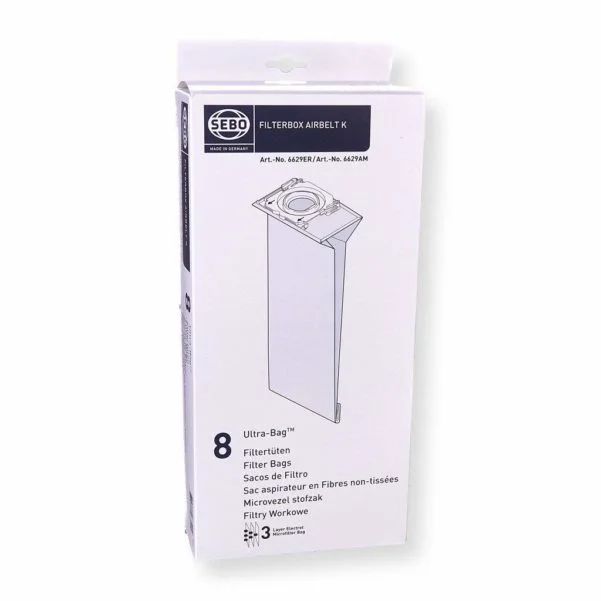 Filter Bag Box AIRBELT K (1 pc), 8 three-layer Ultra Bags with caps