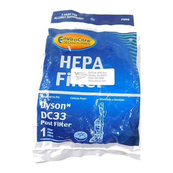 FILTER,HEPA-DYSON DC33 BAGLESS UPRIGHT