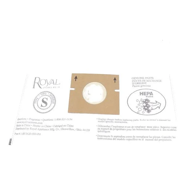 Royal Dirt Devil Type S Bag Hepa