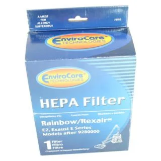 Filter, Exhaust HEPA E2 After 9280000 Square Vent