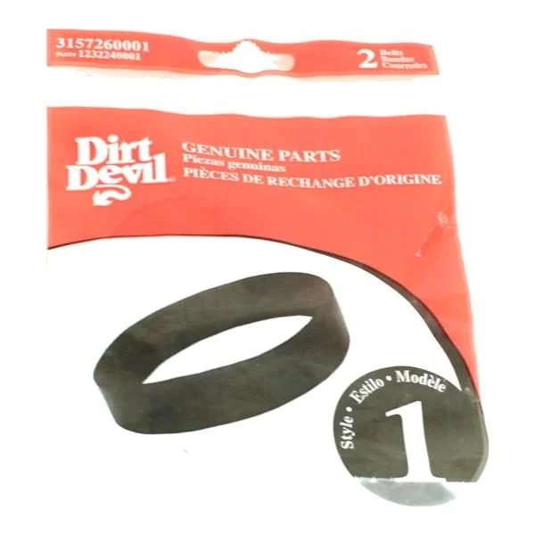 Royal Dirt Devil Belt, Hand Vacuum Prince and Dirt Devil Style 1 (Pack of 2)