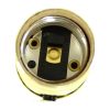 Brite Gilt Finish Full Range Dimmer Socket