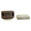 Brown Slide On Type Polarized Lamp Plugs