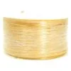 Clear Gold, 18/2 Plastic Lamp Spool Cord sold by the foot