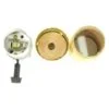 Leviton Brand, Complete Socket for 3-Way Bulbs Brass Finish