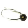 Pigtail E12 Candelabra Lamp Socket With 1/8F Hickey And 12" Wire Leads