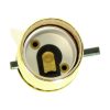 Push-Thru Leviton Brand Brite Gilt Brass Socket