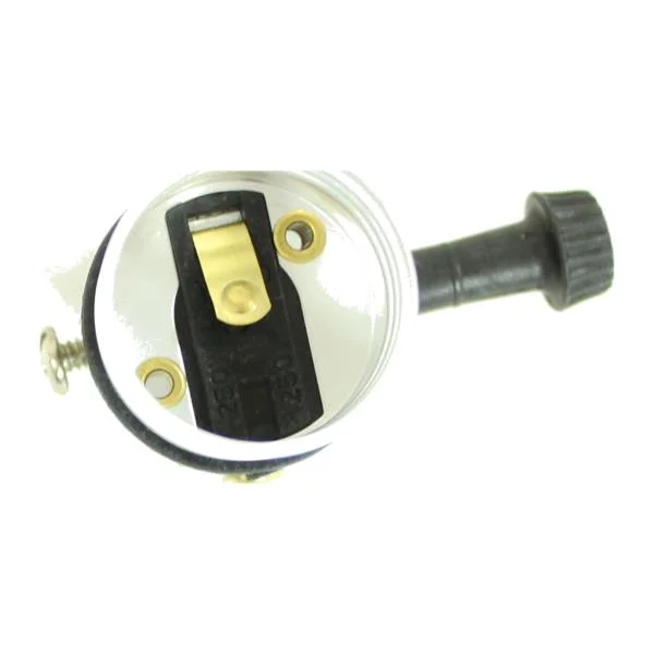 Regular ON-OFF turn knob socket interior with short insulator