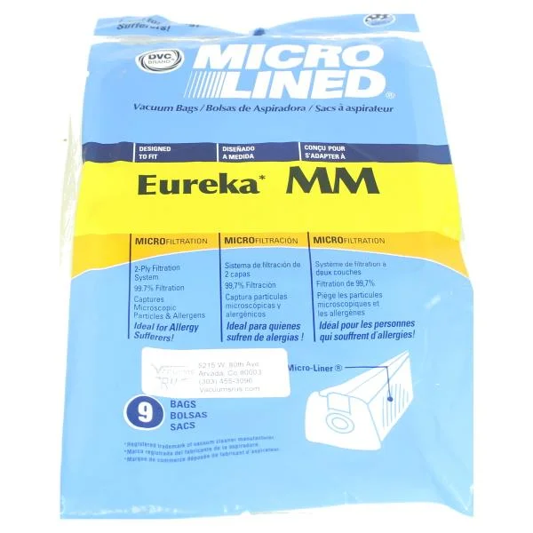 Paper Bag, aftermarket Eureka MM Microlined 9Pk