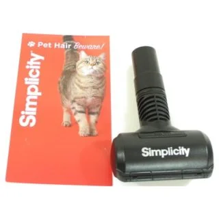 SIMPLICITY PET HAIR BEWARE FUR REMOVER UPHOLSTERY TOOL