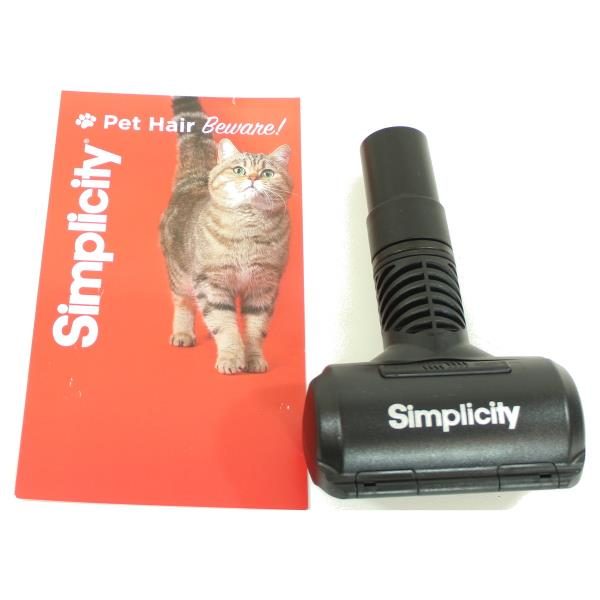 SIMPLICITY PET HAIR BEWARE FUR REMOVER UPHOLSTERY TOOL