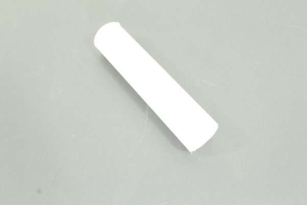 Plastic Candle Cover. Specifications include: 4" High, 3/4" Inside Diameter, Fits over Candelabra Size Socket, White Plastic.