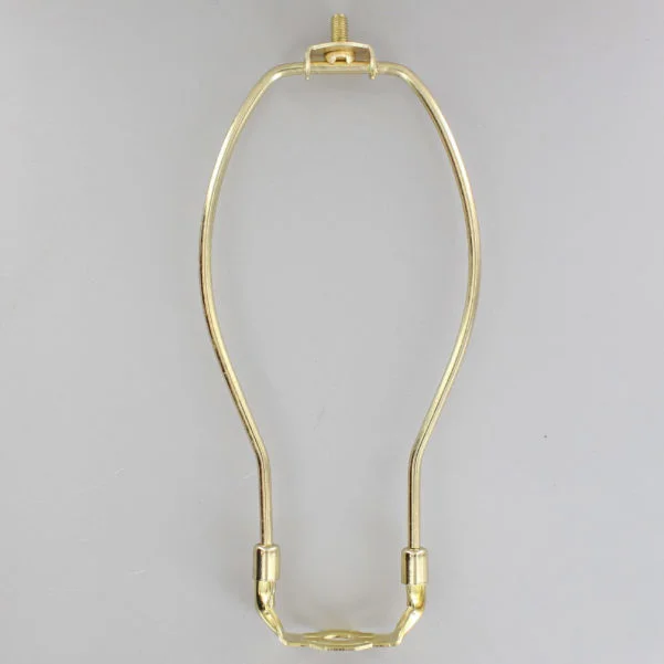 8in brass light duty harp and saddle