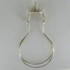 bulb clip for shade Brass Plated A-19 Type Medium Base Clip-On Bulb Clip. 1/4-27 Threaded Top.