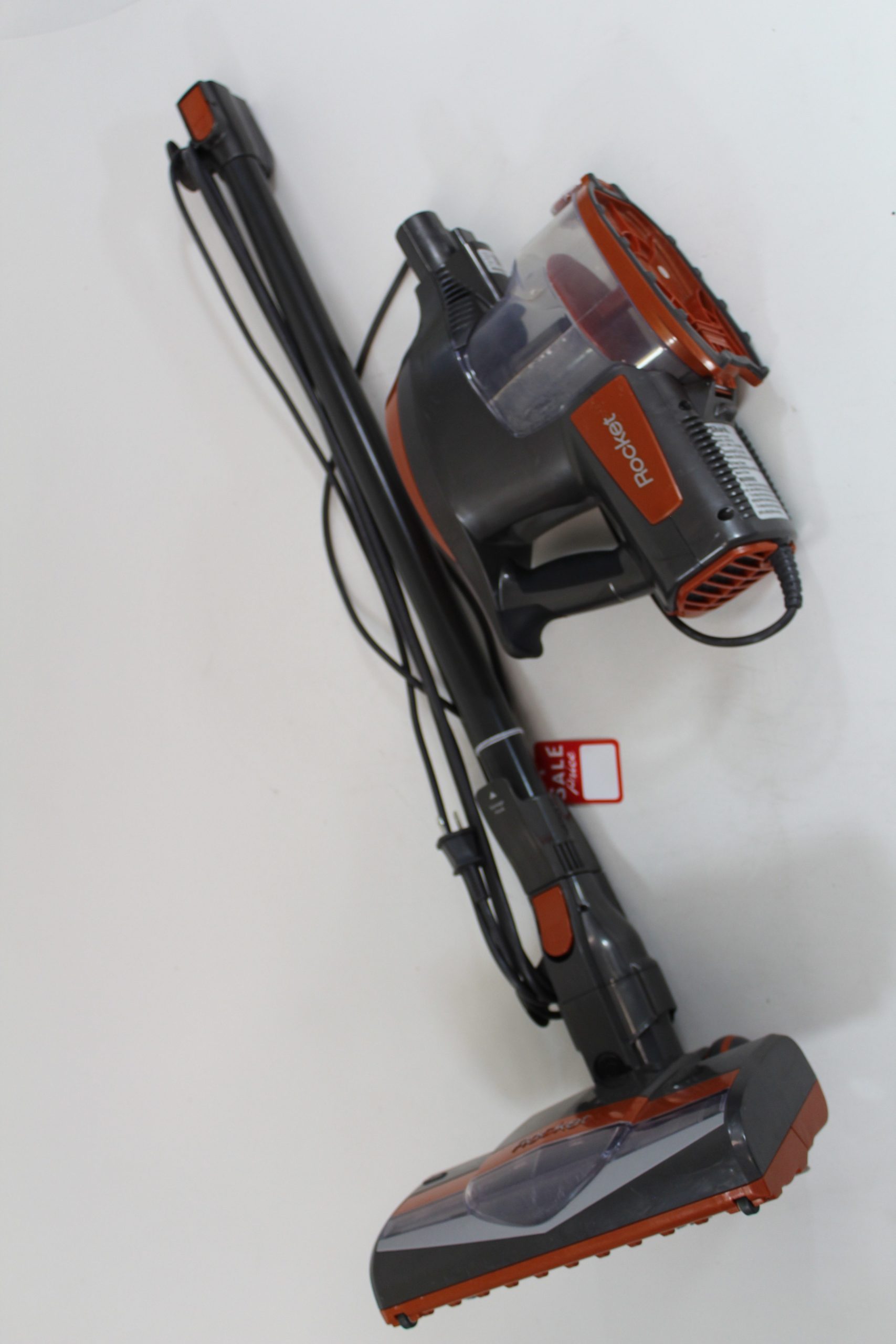 Shark HV301 Rocket Ultra-Light Corded Bagless Vacuum for Carpet and Hard  Floor Cleaning with Swivel Steering, Gray/Orange