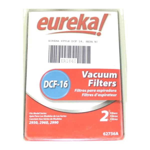 Genuine Eureka DCF 16 Foam Filter 2pk
