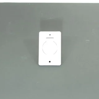 Central Vac Plastic Inlet Cover - White