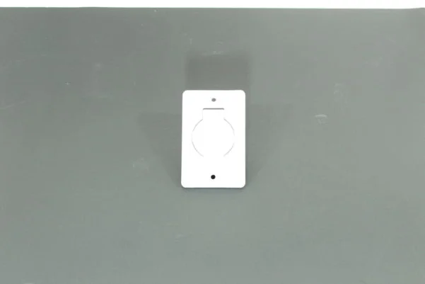 Central Vac Plastic Inlet Cover - White