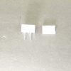 White Slide On Type Polarized Lamp Plugs