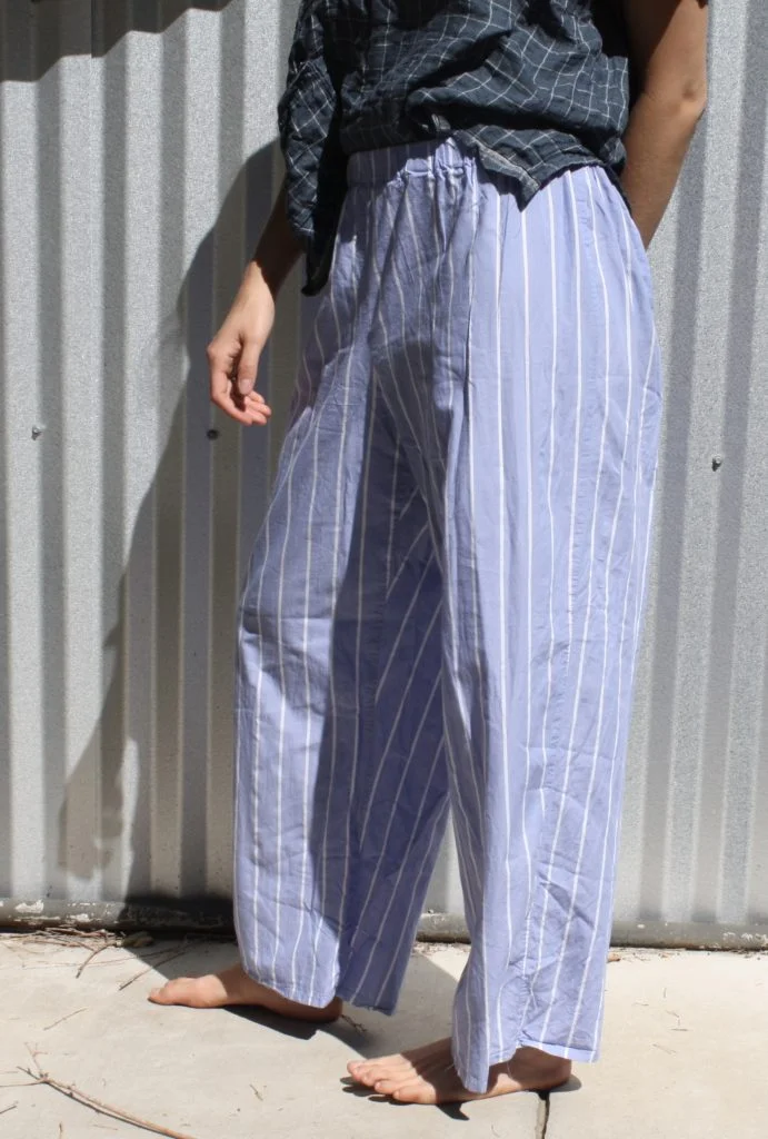 Elastic waist pajama pants