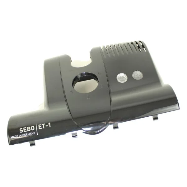 Power Head Cover, for ET-1 (black) includes on/off button lens part 2957 Sebo vacuum cleaner repair part