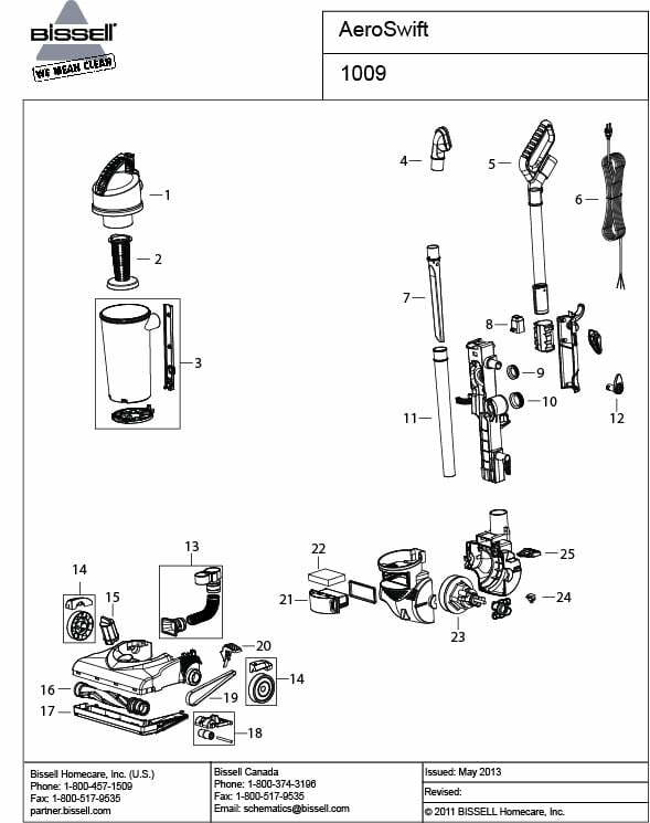 bissell aeroswift 1009