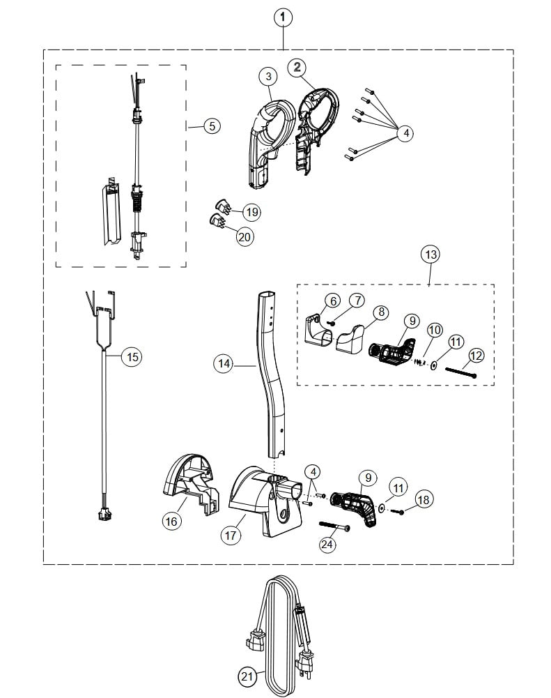 Riccar Vibrance Crevice Tool B226-0314C