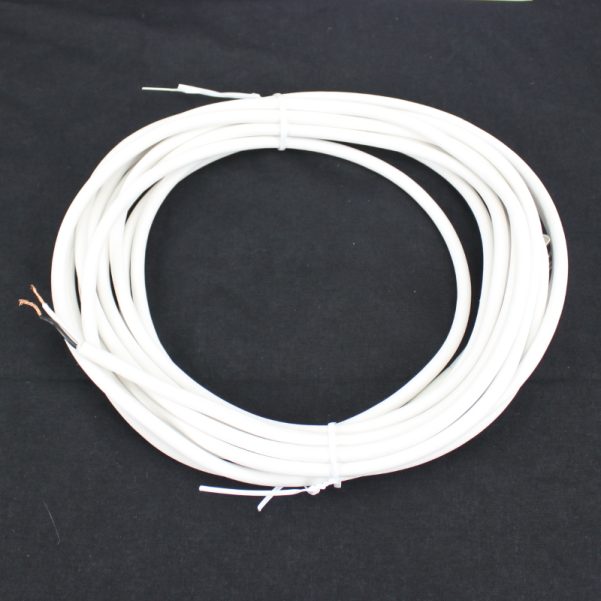 Cord, 20' White 18/2 SVT Power HB 12700 Part Number: 40222-9 for Fitall