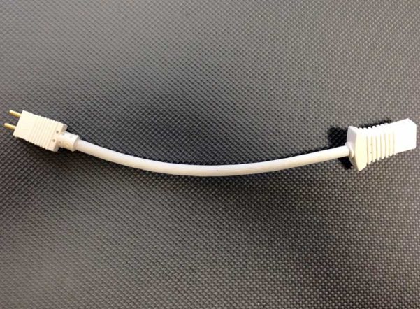 Cord, 9" White Male/Female Pigtail Part Number: 32-5722-98 for Fitall