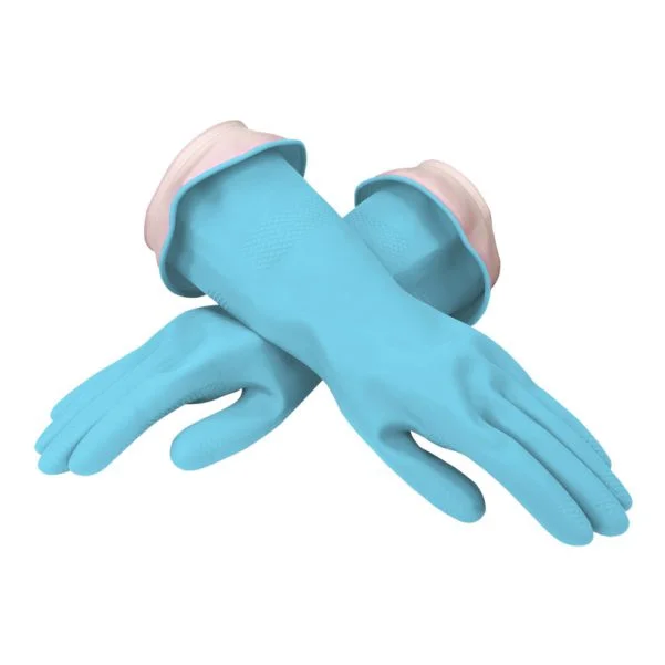 Gloves, Blue Medium Waterblock Premium Pair Part Number: 46102 for Casabella