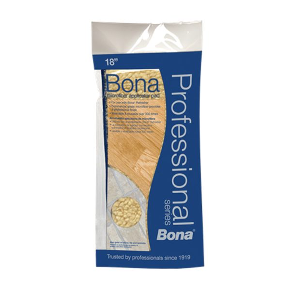 Pad, 18" Bona Pro Series Microfiber Applicator Part Number: AX0003445 for Bona