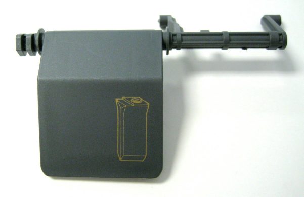Cover Release, for X1 and X2 (dark gray) Sebo vacuum cleaner repair part