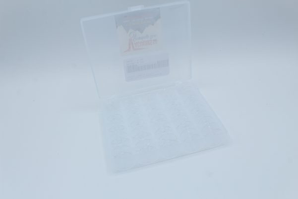 Bobbin case with bobbins. Hold 25 bobbins. Style 15 bobbins