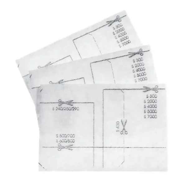 Genuine Miele Dust compart.filter 3 pcs.
